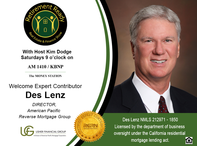 Des Lenz Director APMC Reverse Mortgage Group on Retirement Ready with Kim Dodge