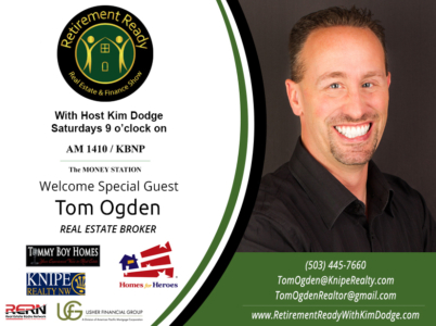 Kim Dodge, and Andrew Usher, Reverse Mortgage and Mortgage Specialists, Usher Financial Group, American Pacific Mortgage Corporation, Tom Ogden, Homes for Heroes Program, Knipe Realty NW, Tommy Boy Homes